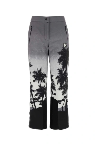 Palm Angels Palm-print Padded Ski Trousers In Multicolor