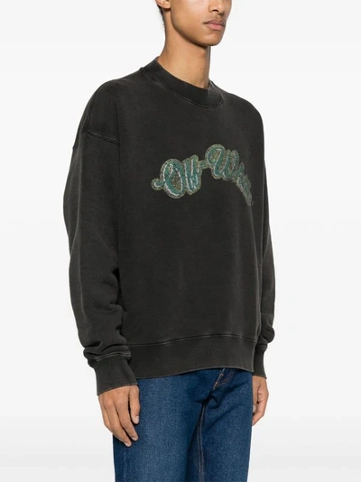Off-white Off White Sweatshirts In 1055 Black Coll