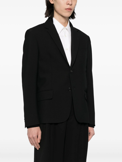 Off-white Men Varsity Techwool Slim Jacket In 1010 Black Black