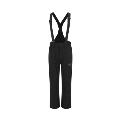 Ea7 Technical Ski Trousers In Technical Fabric In Protectum7 Fabric With Asv Stratum7 Padding In Black