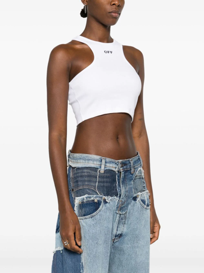 OFF-WHITE OFF-WHITE WOMEN OFF STAMP RIB ROWING TOP