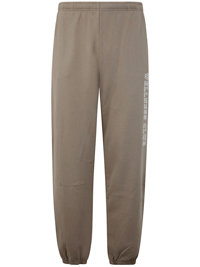 Sporty &amp; Rich Wellness Club Flocked Sweatpant In Grey