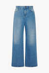 The Row Eglitta Straight-leg Denim Pants In Blu Blue