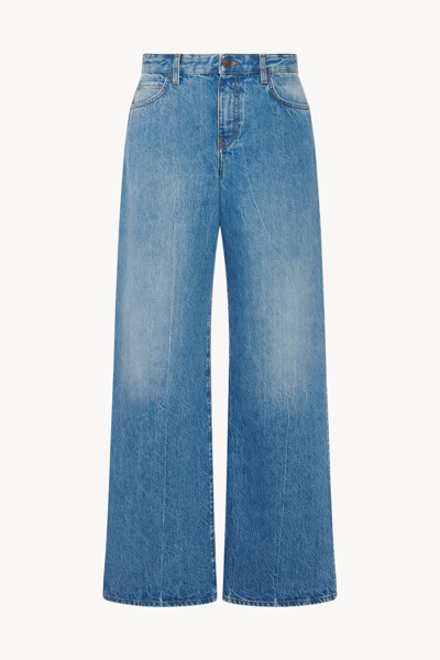 The Row Eglitta Straight-leg Jeans In Blue
