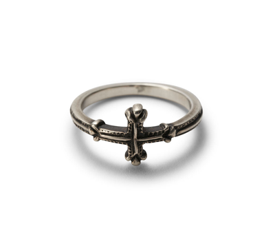 Werkstatt:münchen Werkstatt Munchen Ring Symbol Cross M1711 Sc In Silver