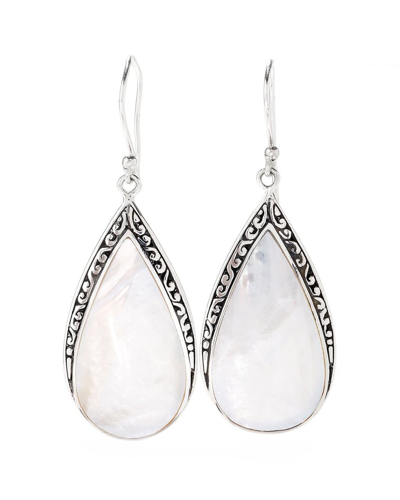 Samuel B. Silver Pearl Earrings