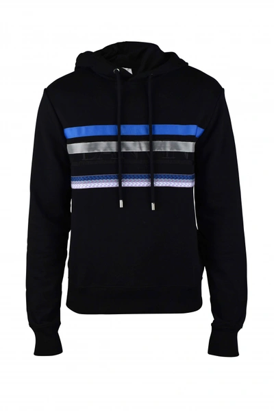Lanvin Curb Hoodie In Black