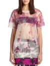 ALEXANDER WANG T Sheer Tie-Dye Tee,0400093182216