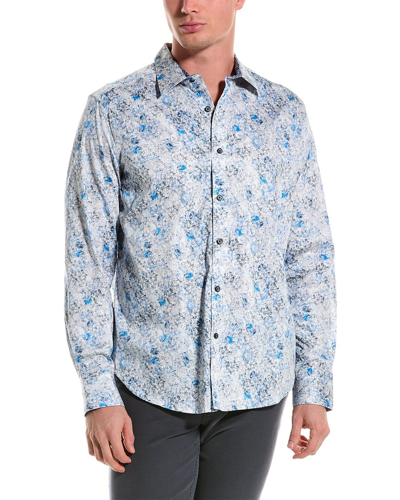 Robert Graham Area Classic Fit Woven Shirt In Blue