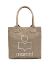 Isabel Marant Yenky Canvas Tote In Beige