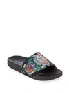 STEVE MADDEN Soriel Embroidered Slide Sandals,0400095192711