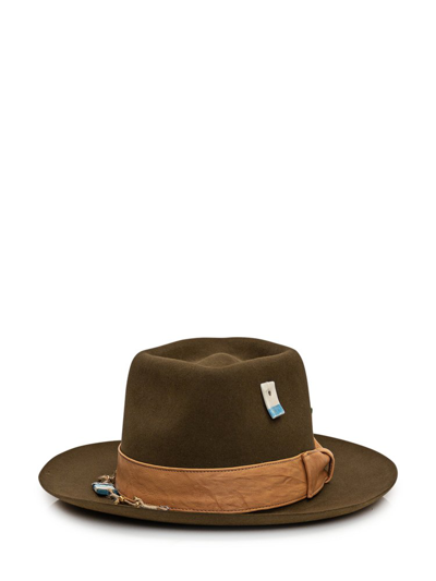 Nick Fouquet Temple Of Mediclayton Hat In Green
