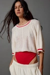 Bdg Rex Textured Pullover Sweater In Light Sand, Women's At Urban Outfitters