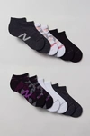 NEW BALANCE PERFORMANCE CAMO LOGO LOW CUT SOCK 6-PACK, WOMEN'S AT URBAN OUTFITTERS