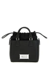 Maison Margiela Horizontal Leather Tote With Top Handle And Detachable Strap