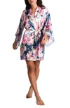 IN BLOOM BY JONQUIL FREYA HORIZON FLORAL WRAP ROBE