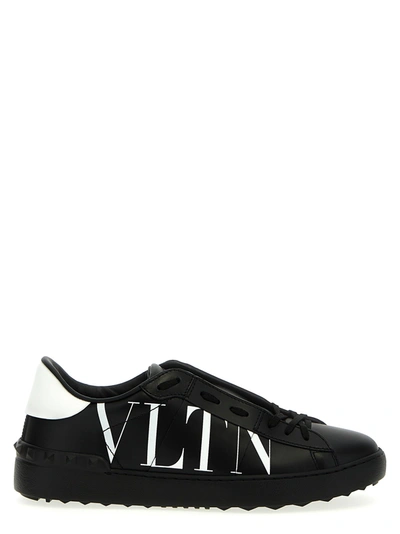 Valentino Garavani Black Open 'vltn' Sneakers