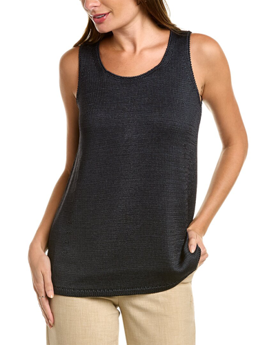 Lafayette 148 Scoop Front Silk Tank