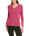 St John Lurex Sweater In Pink