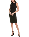 St John St. John Milano Wool-blend Dress In Black