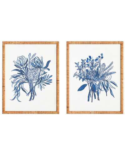 NAPA HOME & GARDEN NAPA HOME & GARDEN BANKSIA BOUQUET PRINTS SET