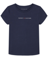 TOMMY HILFIGER BIG GIRLS CLASSIC EMBROIDERED T-SHIRT