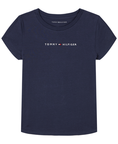 TOMMY HILFIGER BIG GIRLS CLASSIC EMBROIDERED T-SHIRT