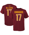 OUTERSTUFF BIG BOYS TERRY MCLAURIN BURGUNDY WASHINGTON COMMANDERS MAINLINER PLAYER NAME AND NUMBER T-SHIRT