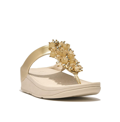 FITFLOP WOMEN'S FINO BAUBLE-BEAD TOE-POST SANDALS