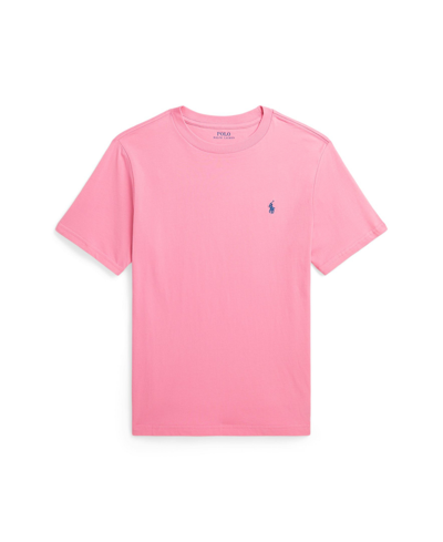 Polo Ralph Lauren Kids' Big Boys Cotton Jersey Crewneck T-shirt In Florida Pink