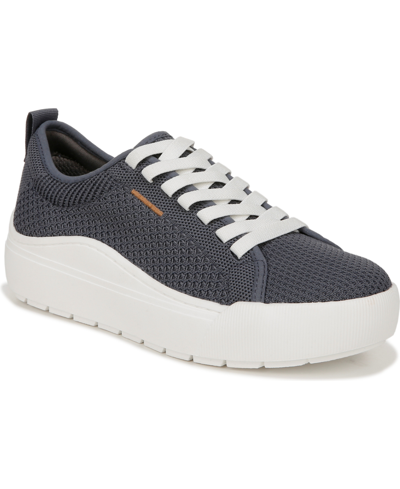 DR. SCHOLL'S WOMEN'S TIME OFF KNIT LACE UP PLATFORM SNEAKERS