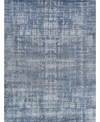 Exquisite Rugs Antolini Er3940 8' X 10' Area Rug In Blue,ivory