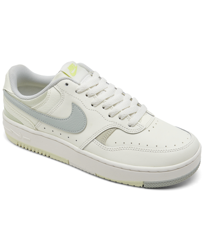 Nike Women's Gamma Force Casual Sneakers From Finish Line In Sail/light Silver/sea Glass/coconut Milk