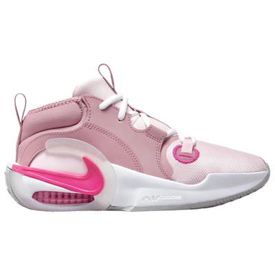 Nike Kids' Girls  Air Zoom Crossover 2 In White/elemental Pink/white