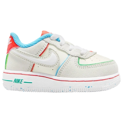 Nike Kids' Boys  Air Force 1 Lv8 Hd 2 In Picante Red/baltic Blue/pale Ivory