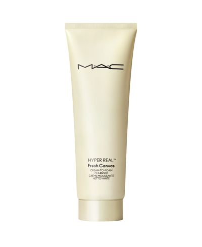 Mac Hyper Real Fresh Canvas Cream-to-foam Cleanser, 4.2 Oz. In No Color