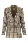 BURBERRY BURBERRY WOMAN EMBROIDERED WOOL BLAZER
