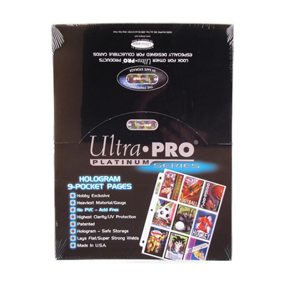 Just Play Kids' 100 Ultra Pro Platinum 9 Pocket Sheets In Multi