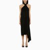 Givenchy Viscose-blend Lavaliere Dress In Black