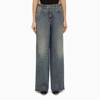 Givenchy Jean En Denim Oversize Avec Coutures Apparentes In Blue
