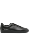 GIVENCHY TOWN LEATHER SNEAKERS - MEN'S - CALF LEATHER/RUBBER