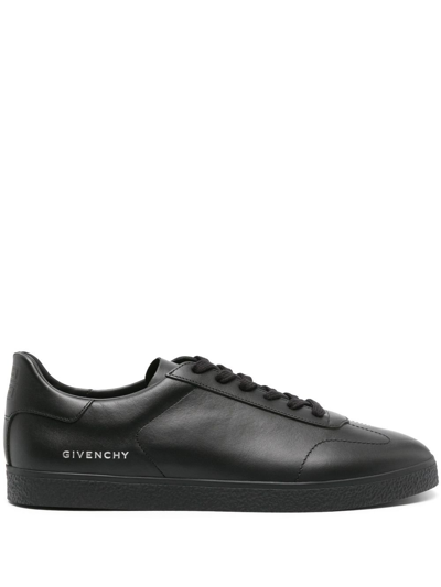 Givenchy Black Town Leather Trainers