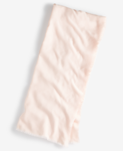 On 34th Women's Solid Supersoft Wrap Scarf, Created For Macy's In Blush