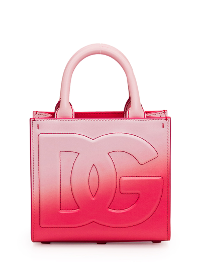 Dolce & Gabbana Mini Shopping Bag In Color Carne Y Neutral