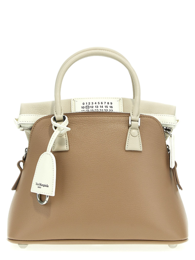 Maison Margiela 5ac Classique Mini Handbag In Beige