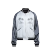 Palm Angels Palms Souvenir Bomber Jacket Men In Gray