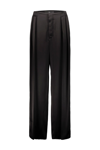 SAPIO PANT WITH PLEATS IN DOUBLE VISCOSE SATIN
