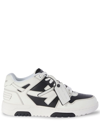 Off-white Out Of Office Arrow-logo Leather Sneakers In Black