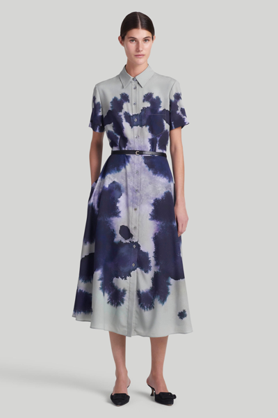 Altuzarra Kiera Printed Midi Dress In Sycamore Ladybug