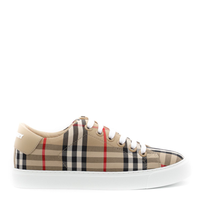 Burberry Sneakers In Beige